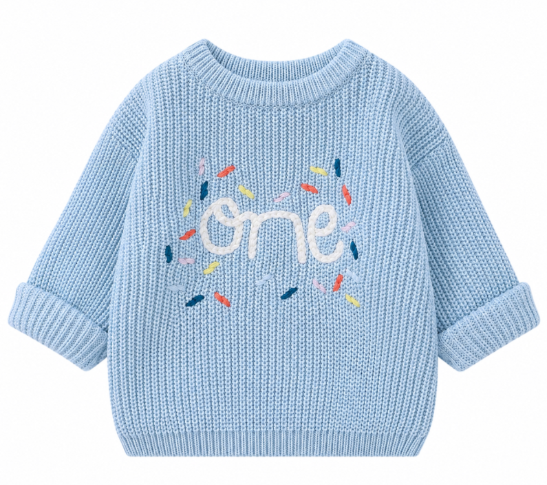 Blue One Sweater 12/18M