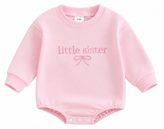 Little Sis Bow Romper