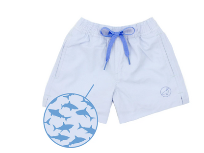 Properly Tied - Splash Swim Shark Trunks