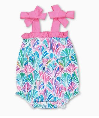 Watercolor Shell Romper