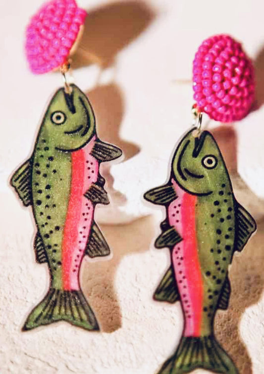 Trendy Fish Earrings