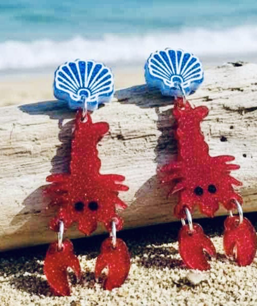 Lobster Earrings
