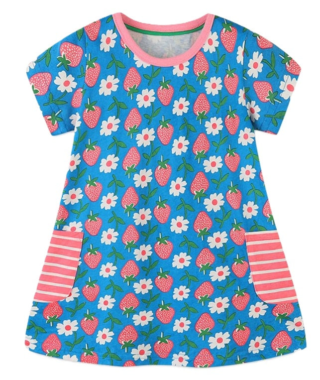Strawberry Pocket Dress