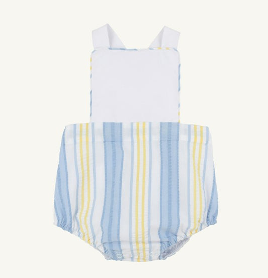 Sayre Sunsuit- Sobro Seersucker