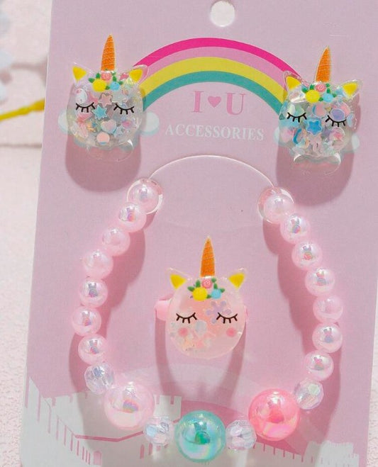Unicorn Jewelry Set
