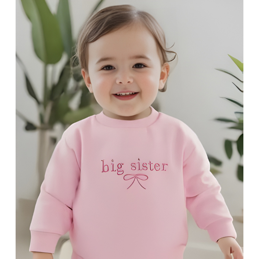 Big Sister Bow Sweatshirt