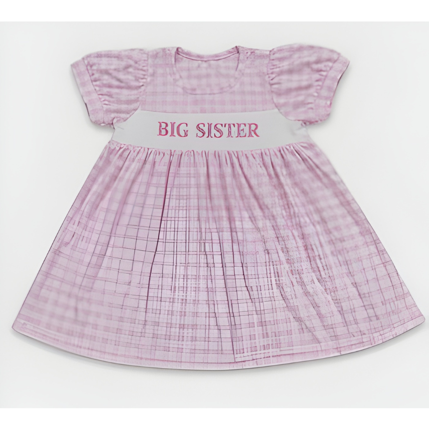 Embroidered Big Sister Dress