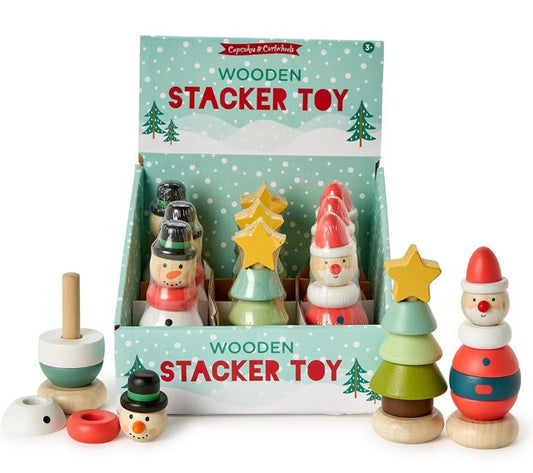 Wooden Christmas Stacker Toy