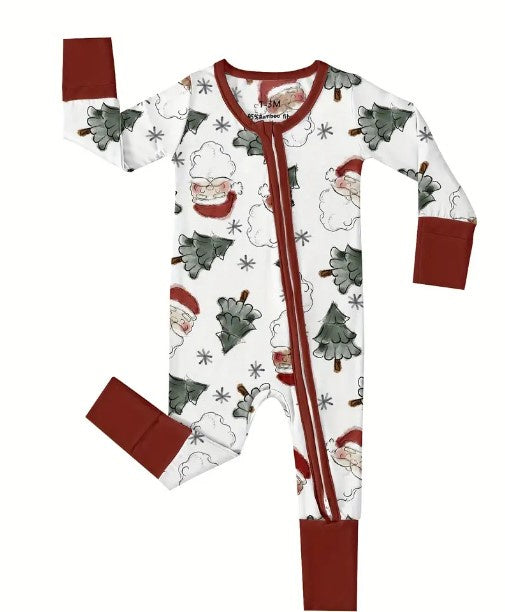Santa Christmas Tree Bamboo Zippy