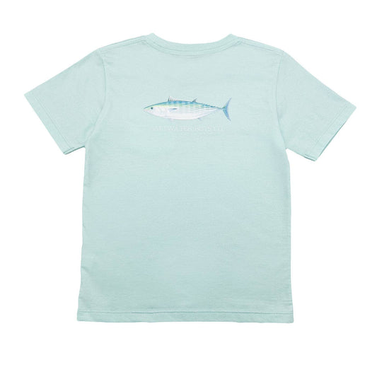 Atlantic Bonito Fish T-Shirt - Aqua