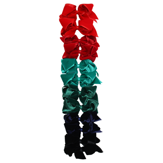 6 in. Velvet Hair bow