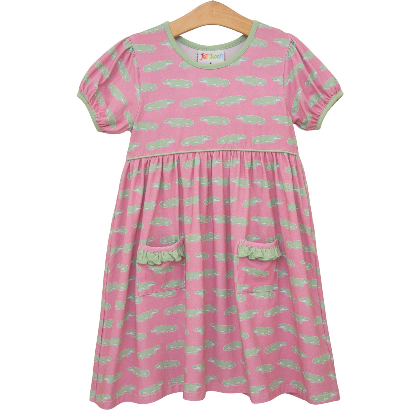 Later Gator Ruffle Pocket Dress