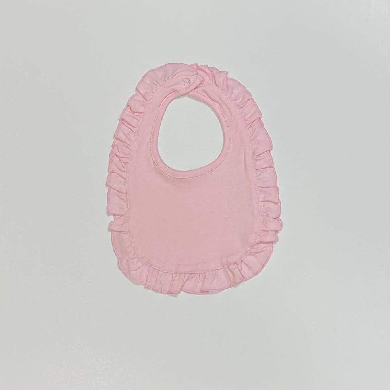Pink Ruffle Bib