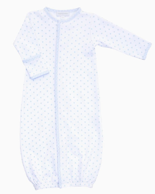 Blue Gingham Dot Converter Gown