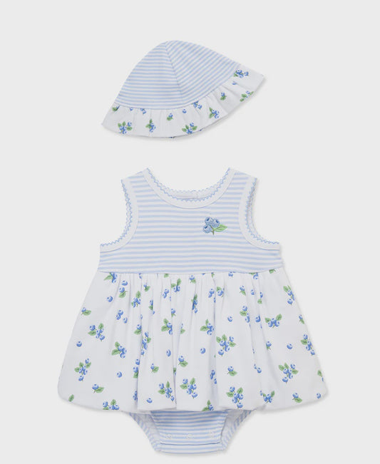 Blueberries Romper & Hat