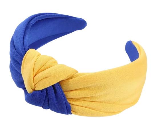 Blue & Yellow Headband