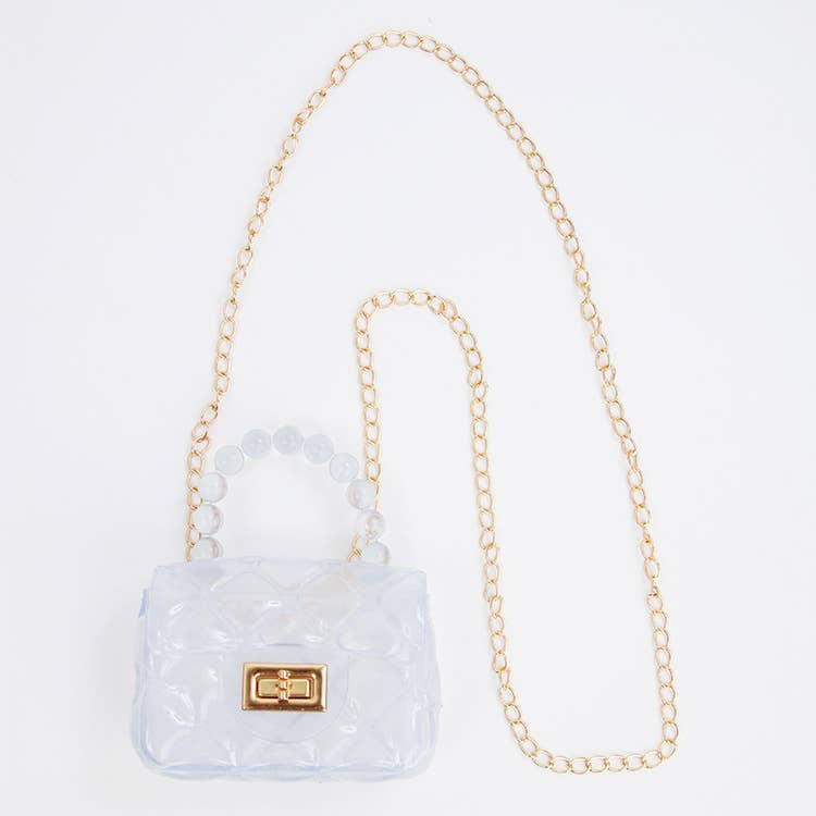 Clear Jelly Purse: Clear