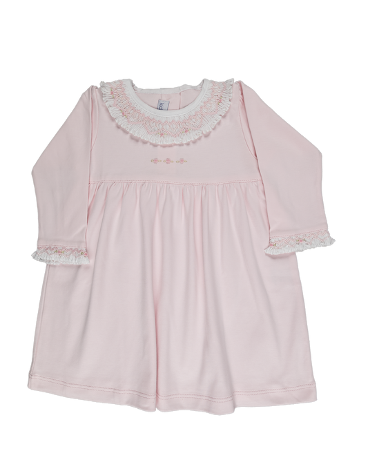 Baby Flower Girl  Long Sleeve Pima Dress