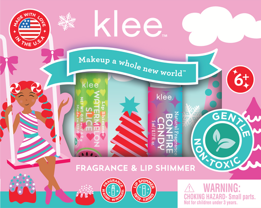 Bonfire Candy - Natural Fragrance Lip Shimmer Set: Bonfire Candy
