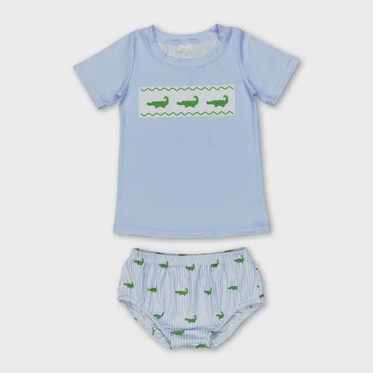 Crocodile Boys Diaper Set