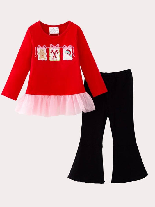 Girls Christmas Trio Legging Set