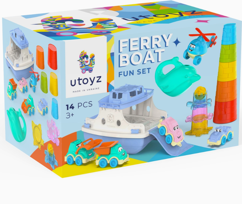 Technok- Ferry Fun & Friends Beach Toy Set