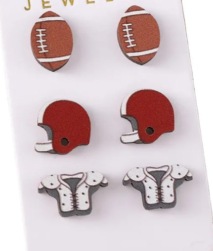 Football Earrings