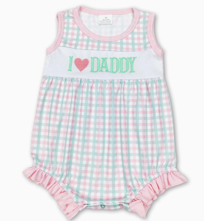 I Love Daddy Girls Bubble