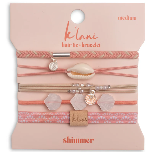 K'lani Shimmer Hair Tie Bracelets