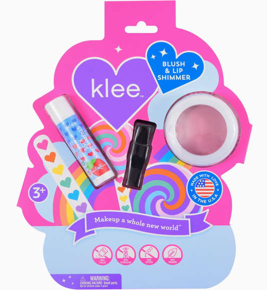 Klee Sunshine Whisper-Blush & Lip Shimmer Set