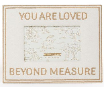Khaki Loved Beyond Measure 4x6 Photo Frame