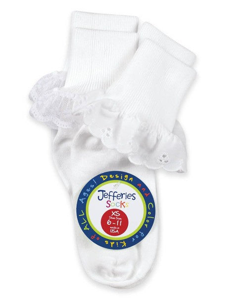 Jefferies Lace Eyelet Socks