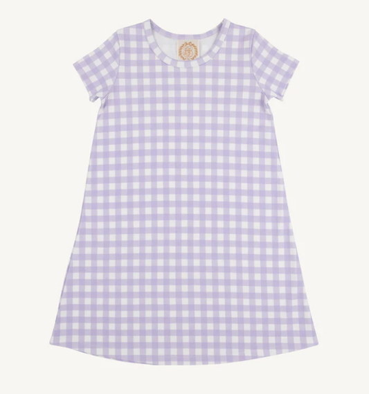 Polly Play Dress- Lauderdale Lavender Gingham