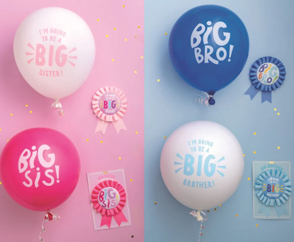 Sibling Button & Balloon Set