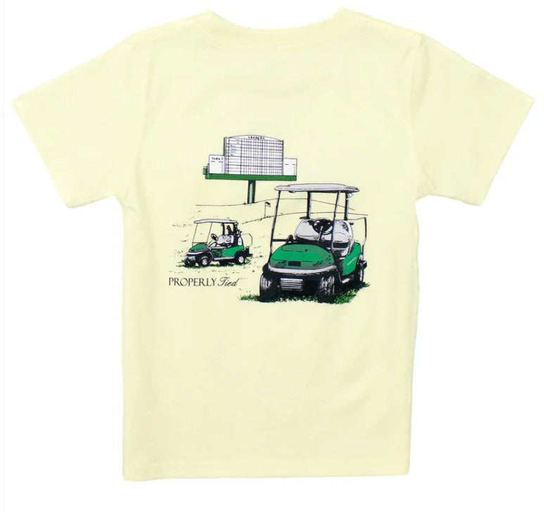 Properly Tied Short Sleeve Leaderboard Light Yellow