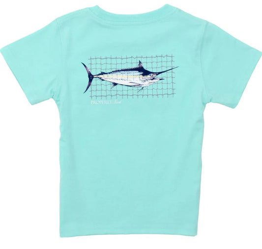 Properly Tied Short Sleeve Swordfish Seafoam