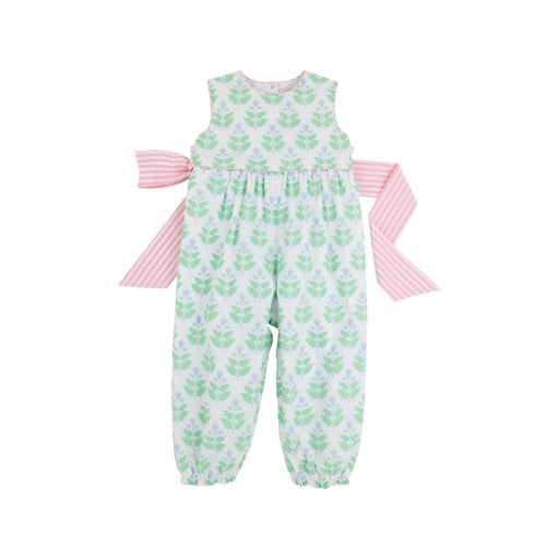 Rebecca Sleeveless Romper-Hanover Hand Broadcloth