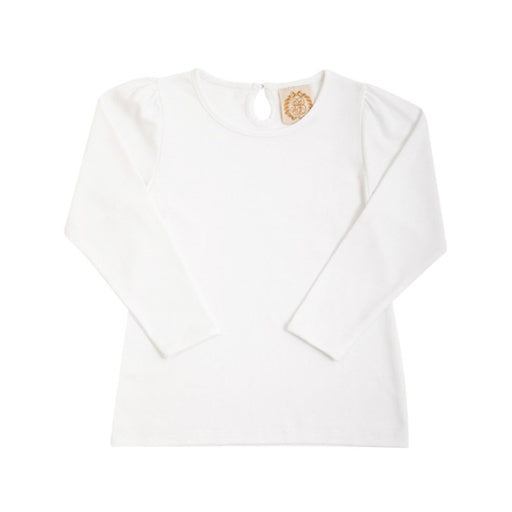 Long Sleeve Penny`s Play Shirt- Worth Ave White