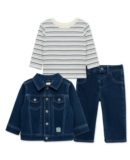 3 Piece Boys Denim Set