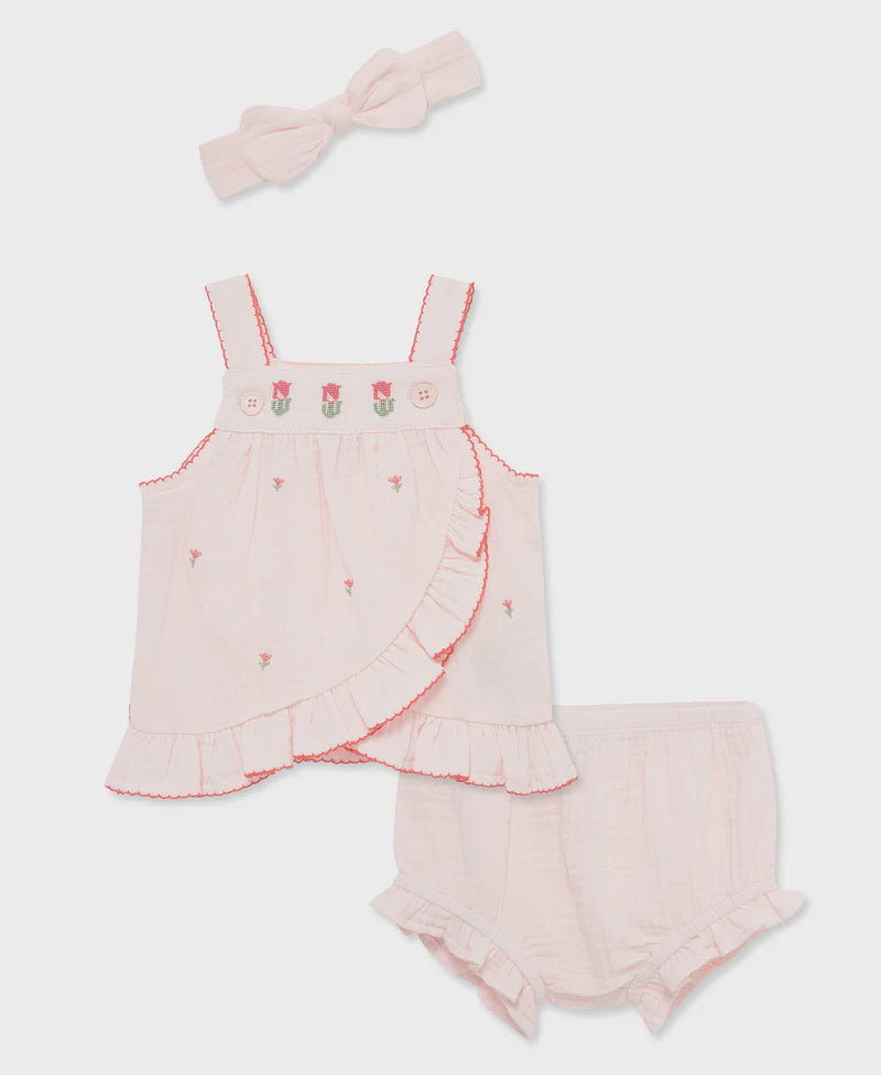 Tulip Two Piece Sunsuit & Headband