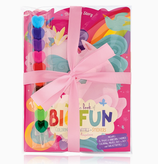 Unicorn Activity Book and Crayon Gift Set
