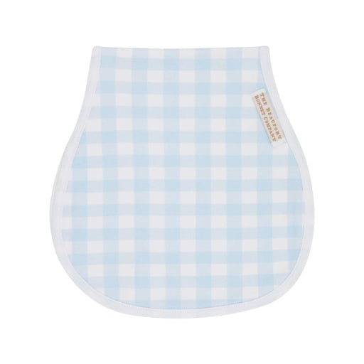 Oopsie Daisy Burp Cloth- Buckhead Blue Gingham